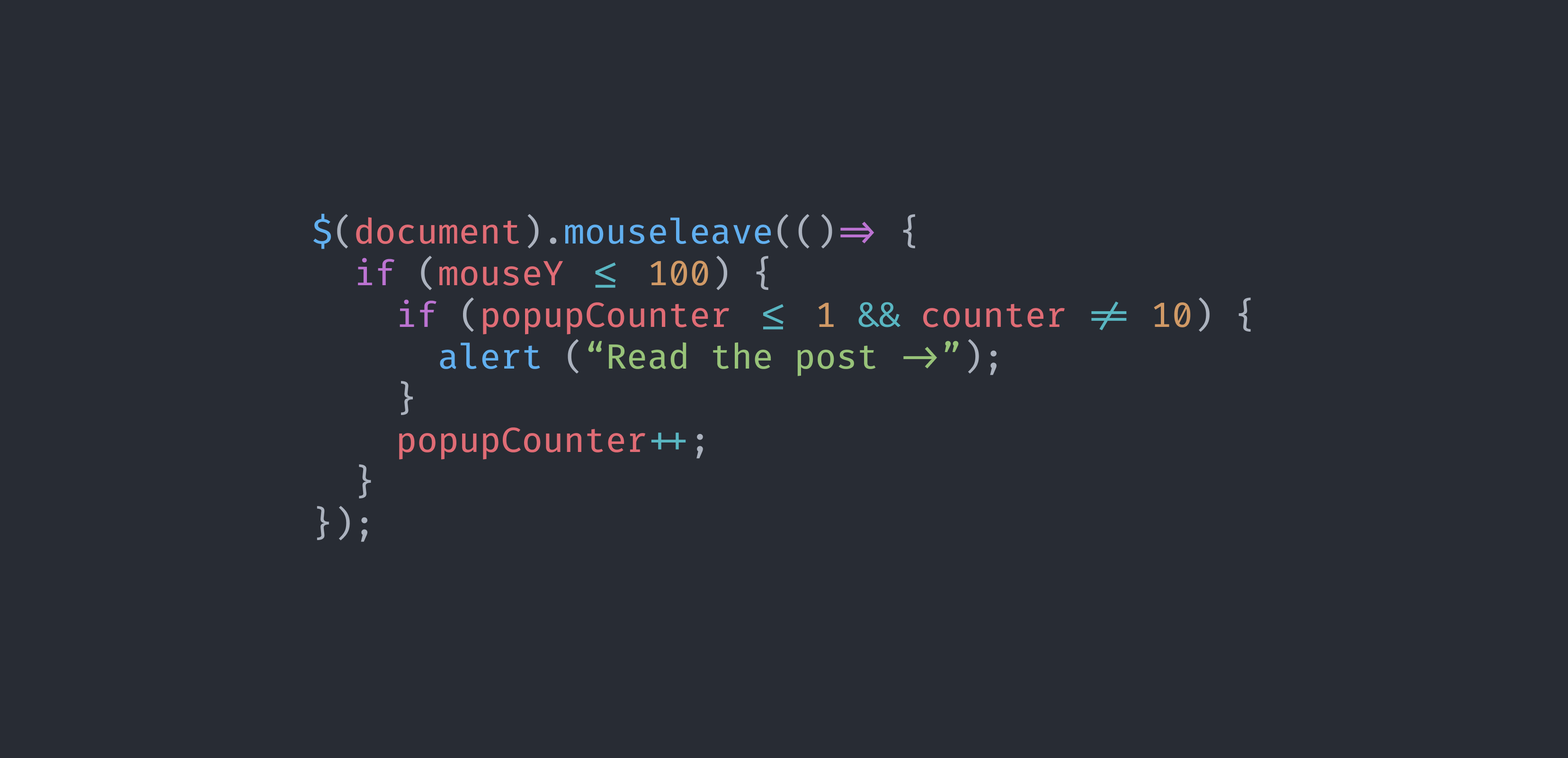 <strong>Fig 2</strong>: Fira Code in action.