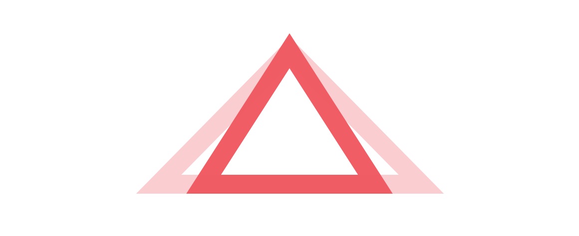 Perfect paragraph triangle line width example